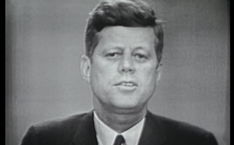 JFK address to nation on tv regarding civil rights
